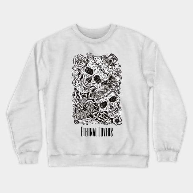 Eternal Lovers Crewneck Sweatshirt by Creativity Haven